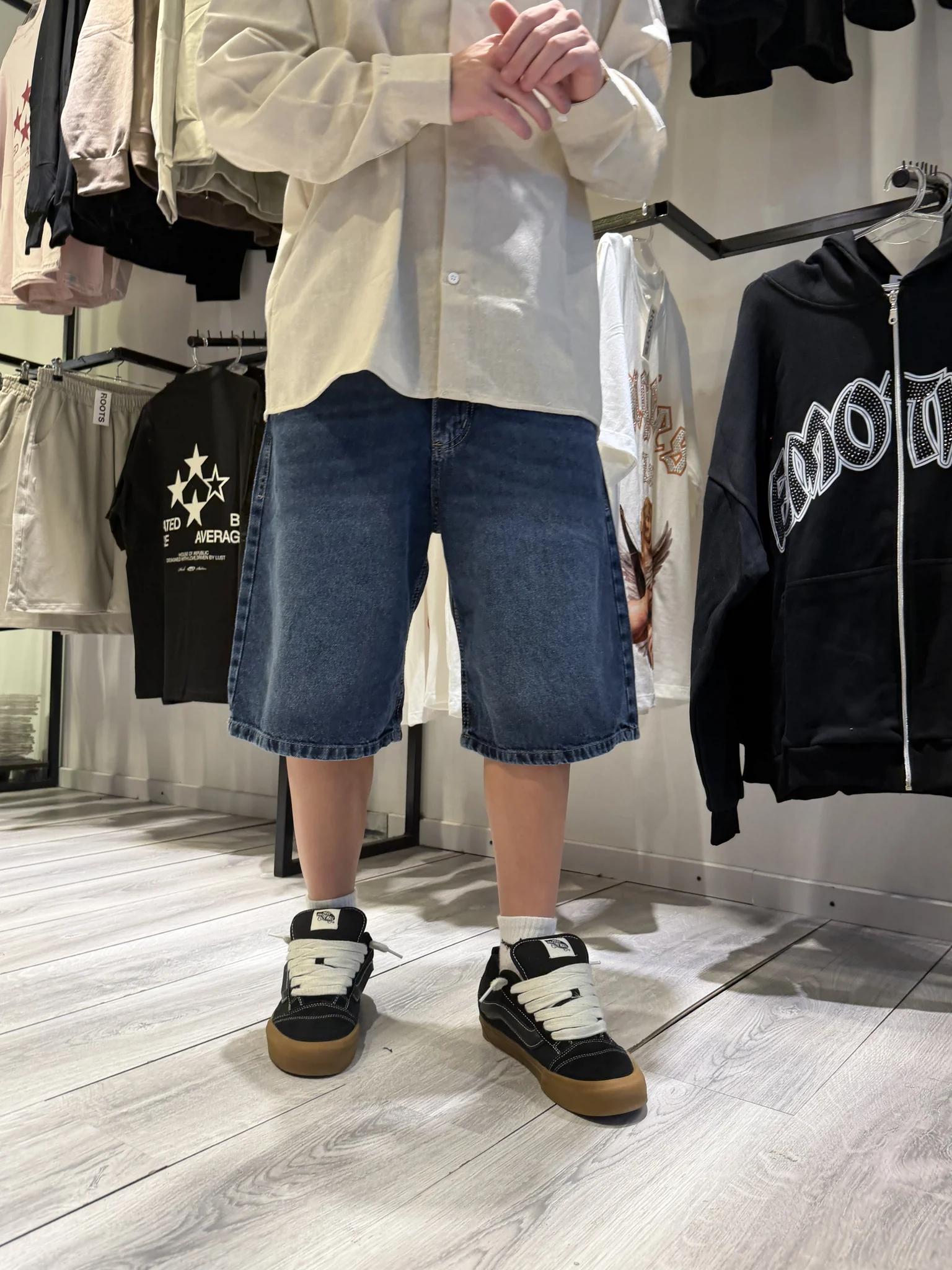Bermuda Baggy Azul