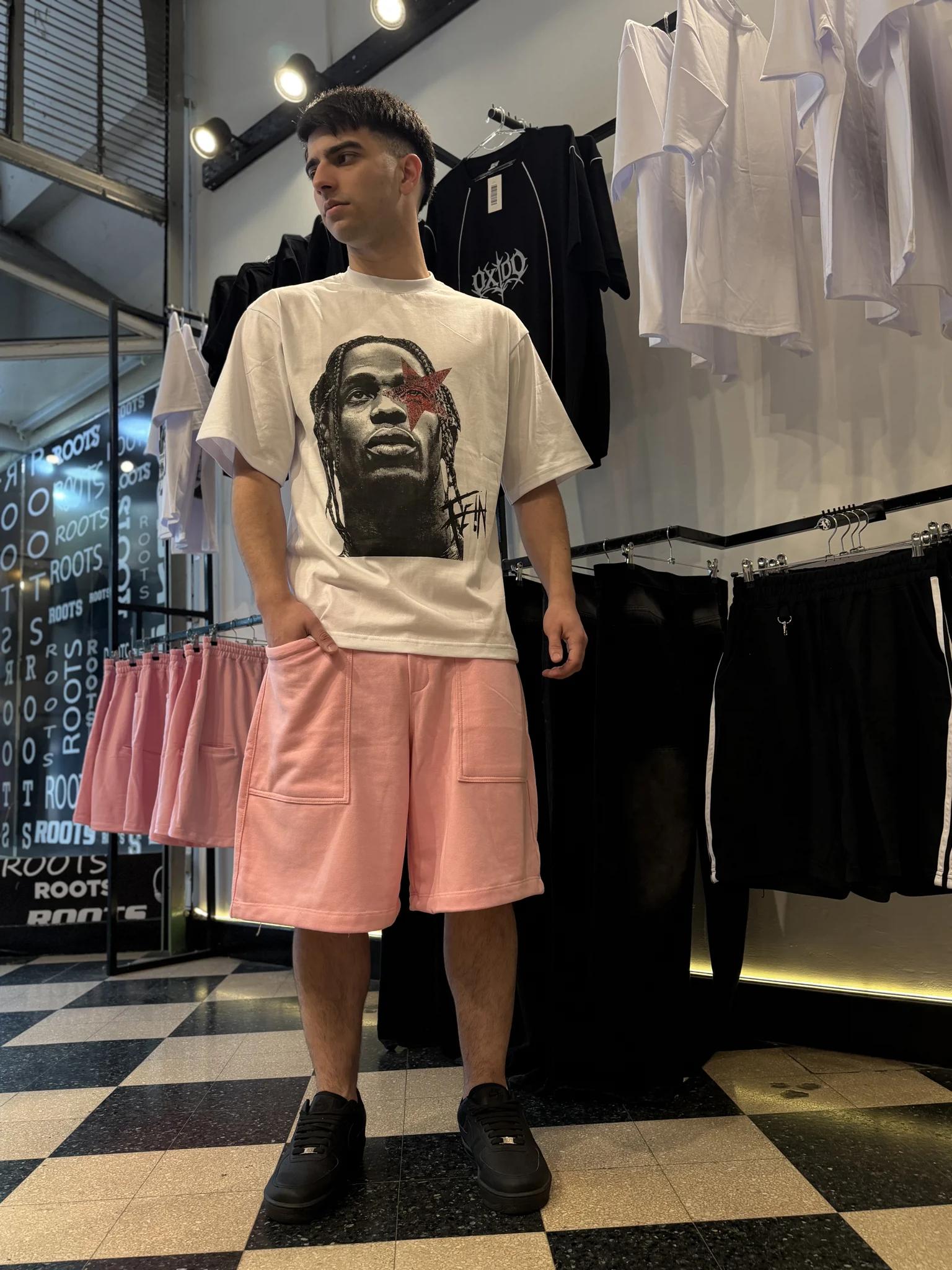 Short Algodón Rosa