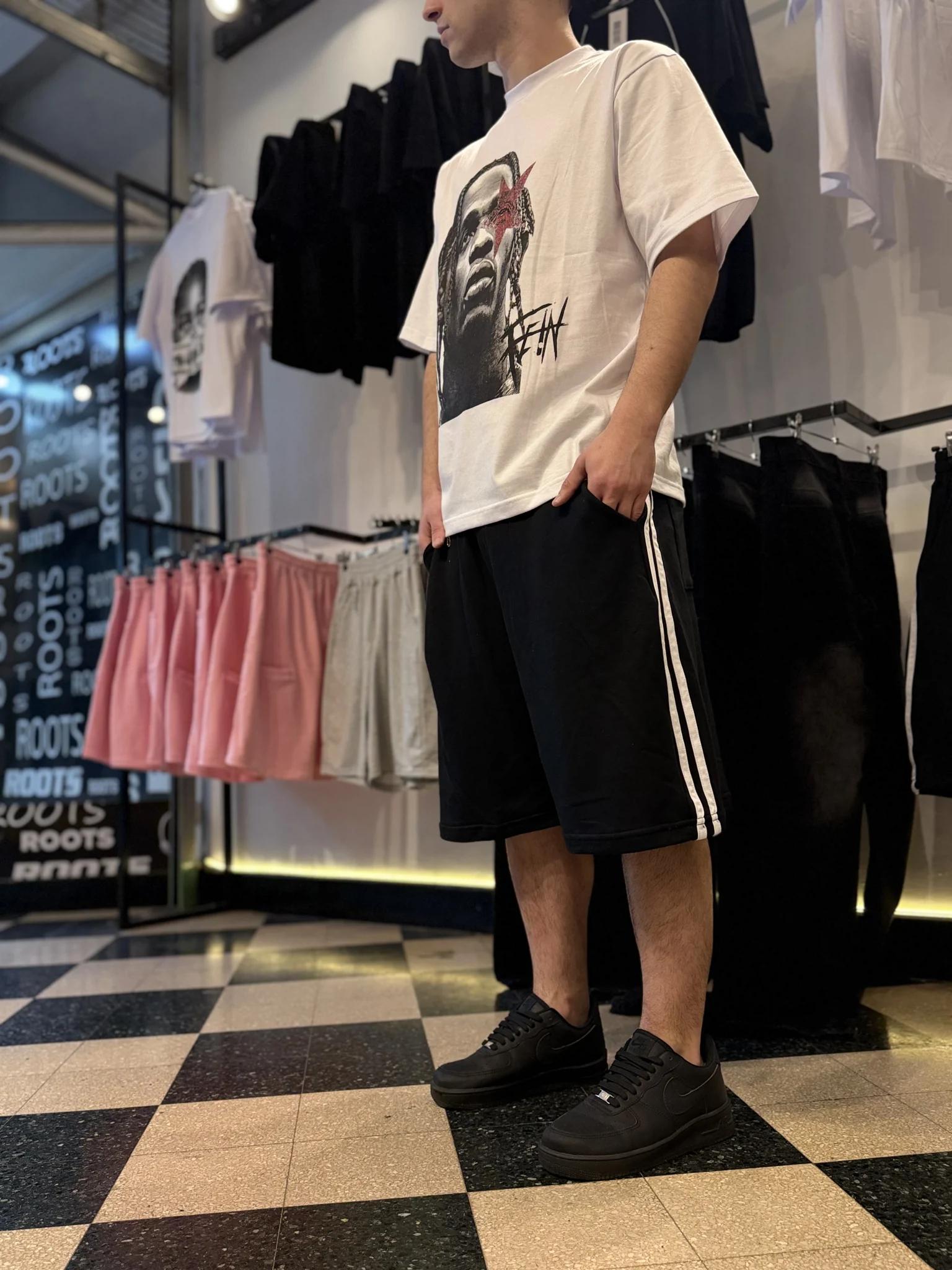 Short Rayado Algodón