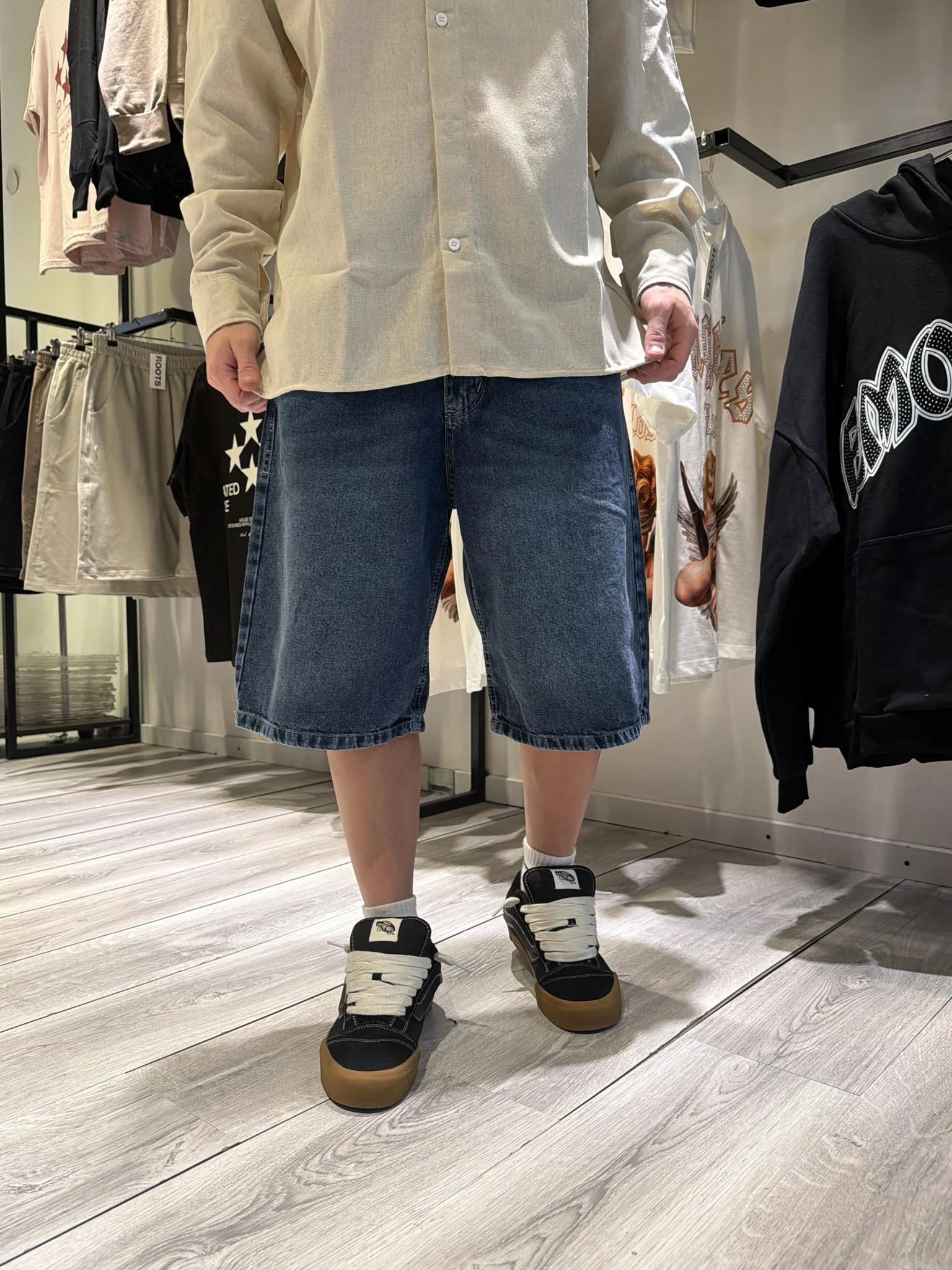 Bermuda Baggy Azul