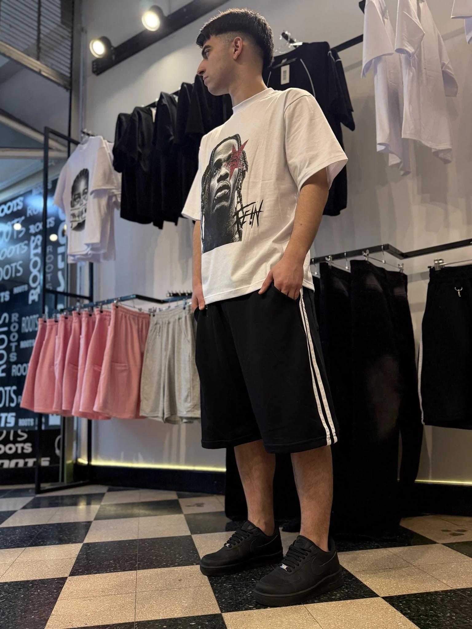 Short Rayado Algodón