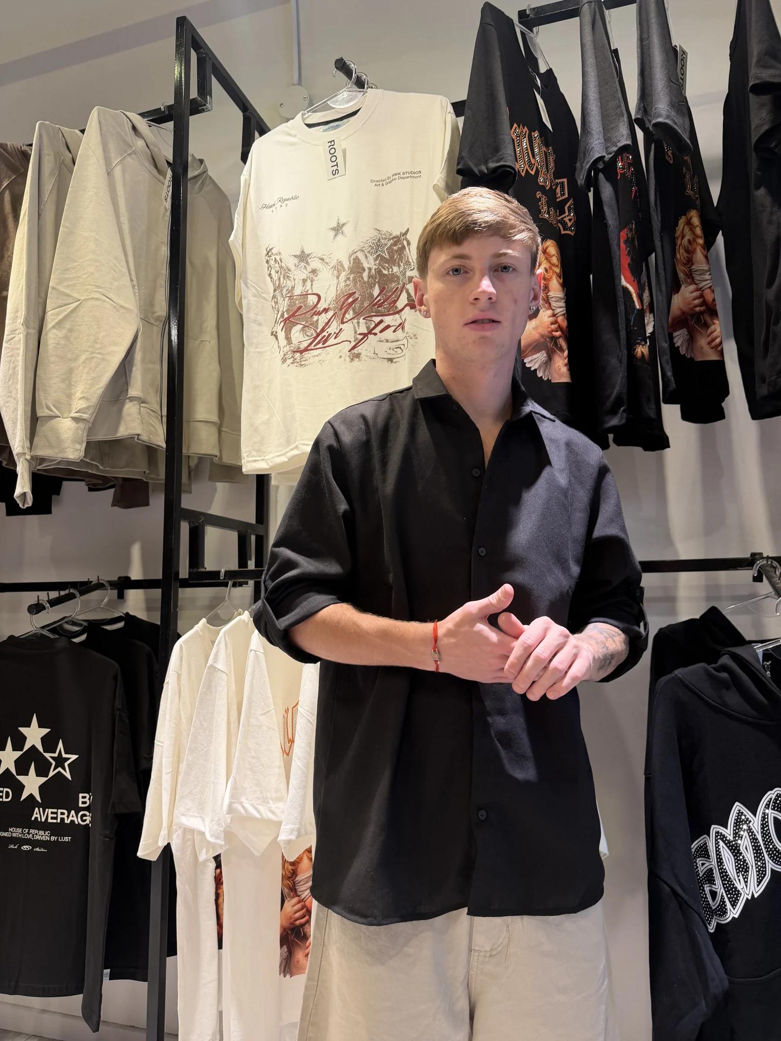 Camisa Lino Manga Larga