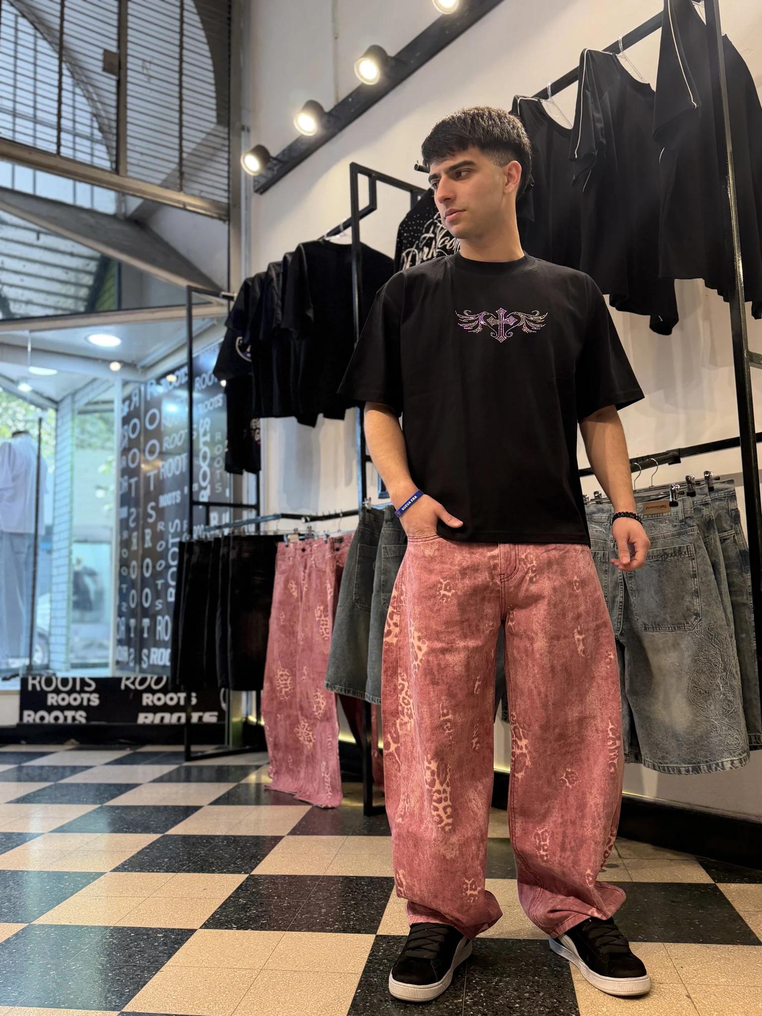 Baggy PRINT ROSA