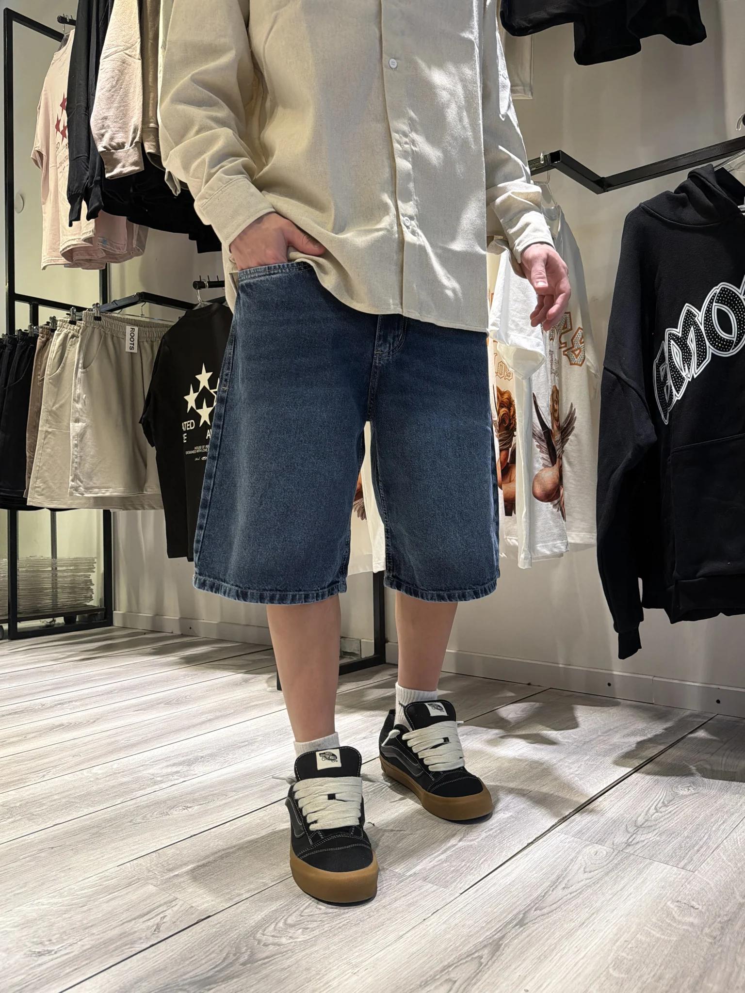Bermuda Baggy Azul